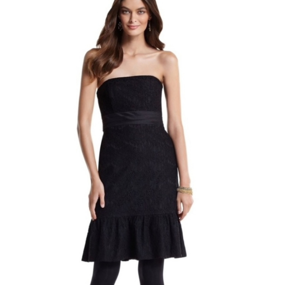 Black lace dress